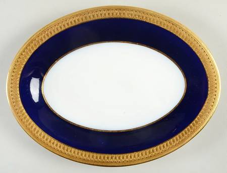G6262 (Cobalt Blue Band) Relish/Gravy Underplate