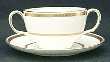 G8338 Footed Bouillon Cup & Saucer