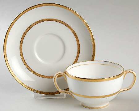 G8721 Flat Bouillon Cup & Saucer