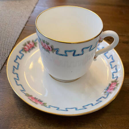 G9015 Flat Demitasse Cup & Saucer Set