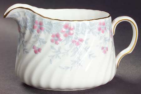 Garden Pinks Pink and Grey Creamer by Minton