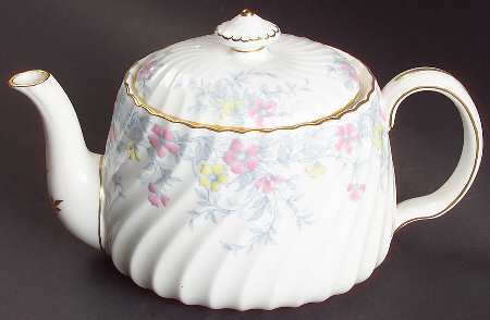 Garden Pinks Pink and Yellow Mini Teapot & Lid