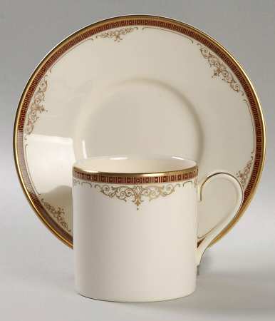 Gloucester Flat Demitasse Cup & Saucer Set