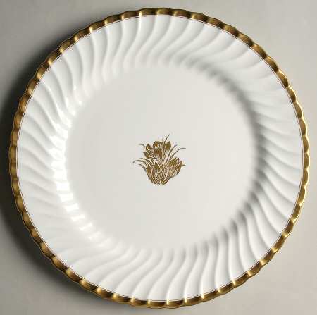 Gold Crocus 12" Chop Plate (Round Platter)