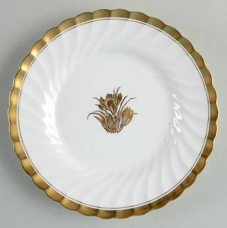 Gold Crocus Bread & Butter Plate