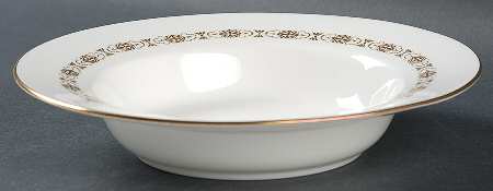 Golden Diadem Rim Soup Bowl