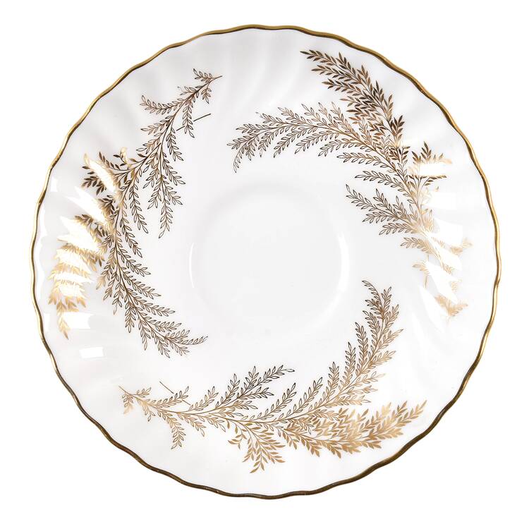Golden Fern Saucer
