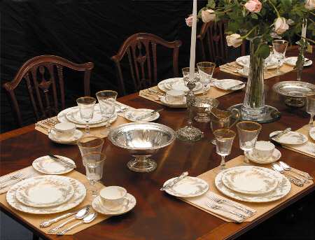 Golden Fern 40 Piece Estate Set
