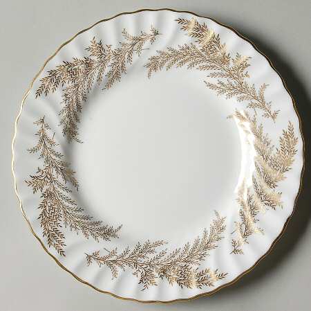 Golden Fern Salad Plate