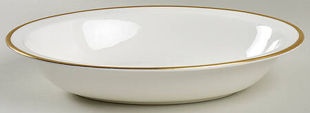 Golden Heritage 10" Oval Vegetable Bowl