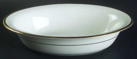Golden Heritage 10" Oval Vegetable Bowl