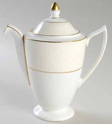 Gold Laurel Coffee Pot & Lid