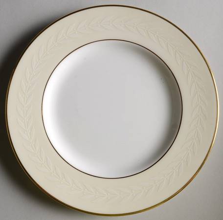 Gold Laurel Salad Plate