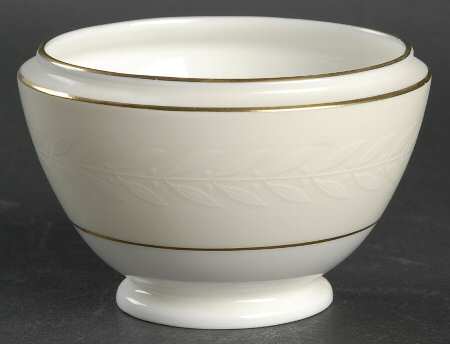 Gold Laurel Mini Open Sugar Bowl