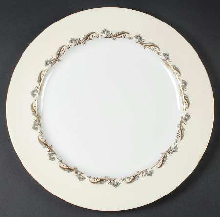 Gold Laurentian 12" Chop Plate (Round Platter) by Minton