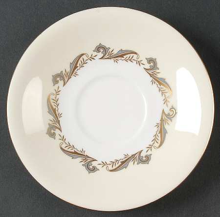 Gold Laurentian Saucer for Cream Soup Bowl