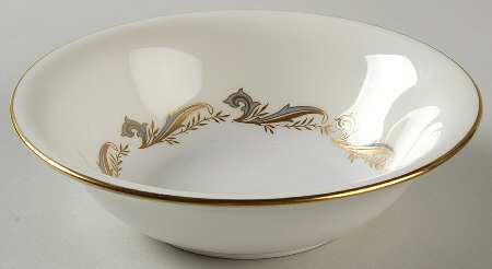 Gold Laurentian Coupe Cereal Bowl