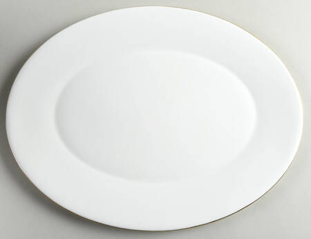 Gold Monarch 15" Oval Serving Platter