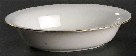 Gold Monarch 10" Oval Vegetable Bowl