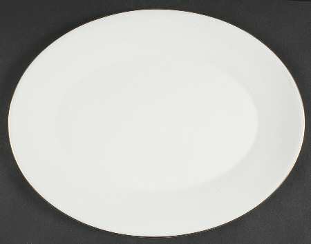 Gold Monarch 12" Oval Serving Platter