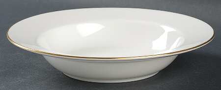 Gold Monarch Rim Soup Bowl