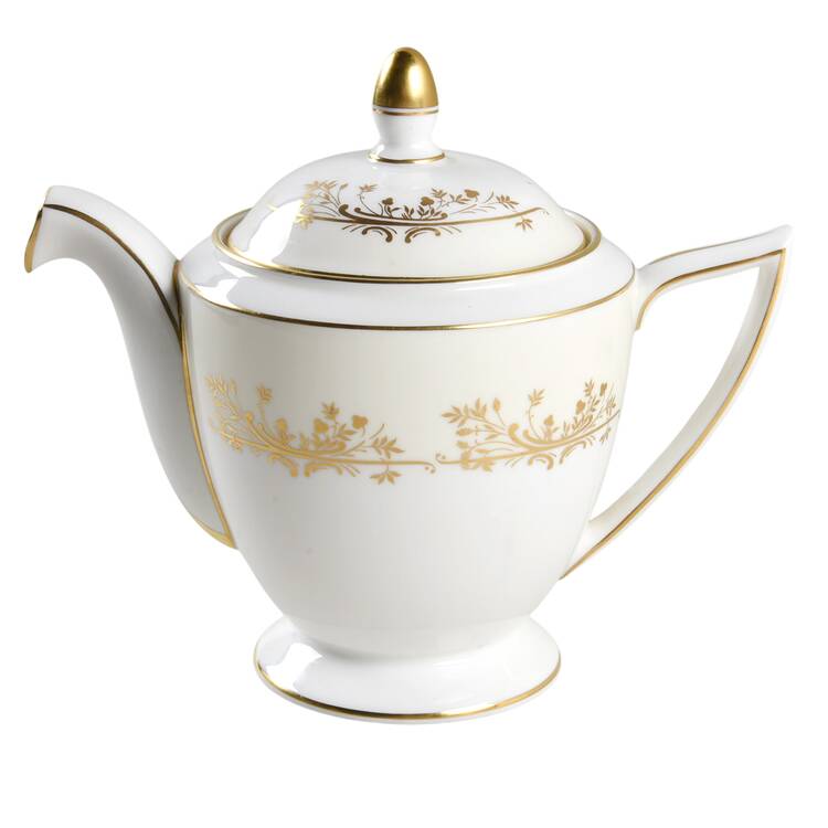Gold Pandora Teapot & Lid