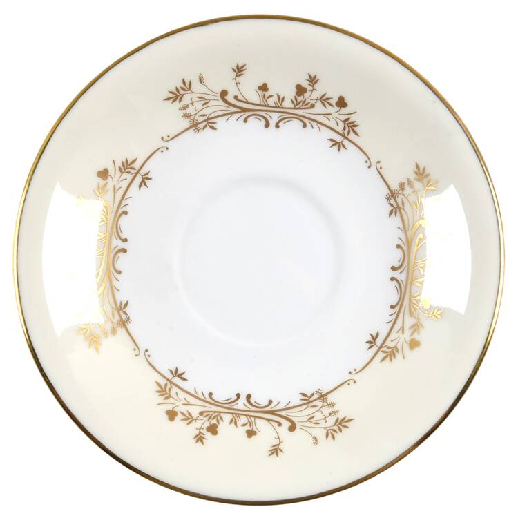 Gold Pandora Saucer for Cream Soup Bowl