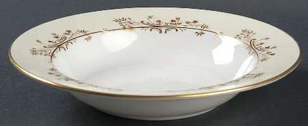 Gold Pandora Rim Soup Bowl