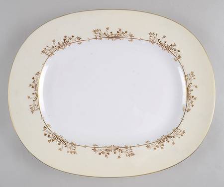 Gold Pandora 14" Oval Serving Platter
