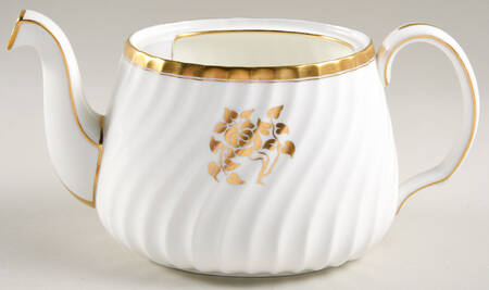 Gold Rose Teapot No Lid