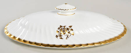 Gold Rose Lid for Tureen