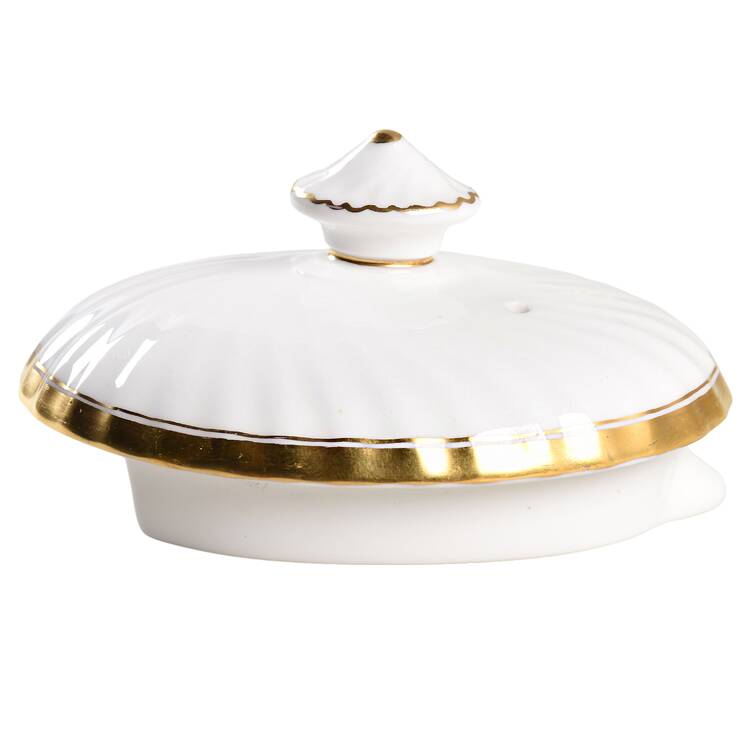 Gold Rose Small Teapot No Lid