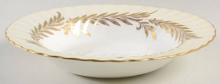 Golden Symphony Rim Soup Bowl
