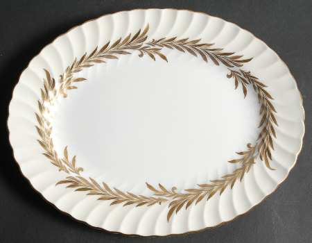 Golden Symphony 10" Oval Serving Platter