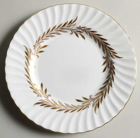 Golden Symphony Luncheon Plate