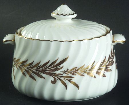 Golden Symphony Mini Sugar Bowl & Lid