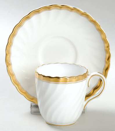 Granada Flat Demitasse Cup & Saucer Set