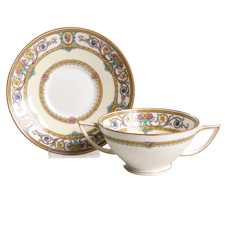 Grasmere Footed Bouillon Cup & Saucer