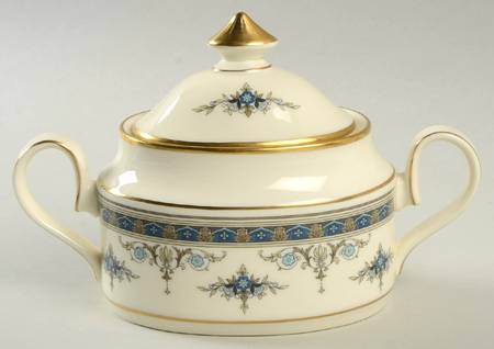 Grasmere Blue Mini Sugar Bowl & Lid
