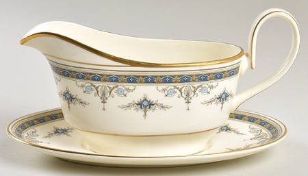 Grasmere Blue Gravy Boat & Underplate