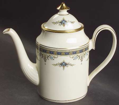 Grasmere Blue Coffee Pot & Lid