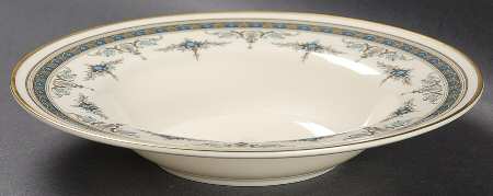Grasmere Blue Rim Soup Bowl by Minton
