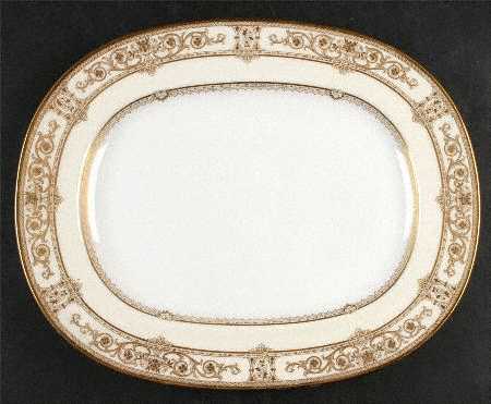 Grasmere Gold 14" Oval Serving Platter by Minton