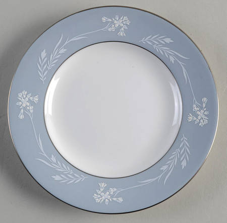 Grey Cameo Bread & Butter Plate