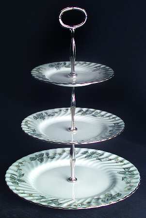 Greenwich 13 7/8"-14 1/4" 3-Tiered Serving Tray(DP,SP,BB) HC