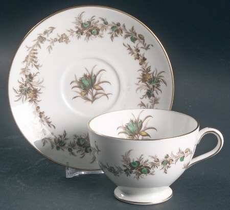 Greenbriar Footed Cup & Saucer Set