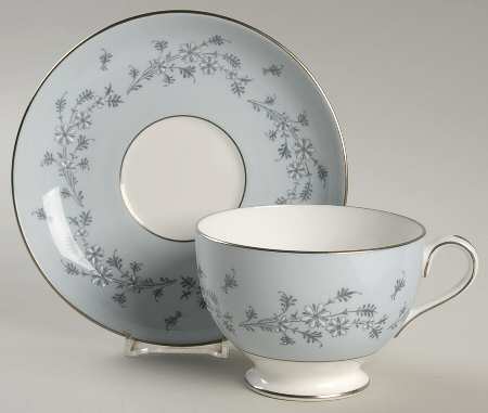 Grey Mist Oversized Cup & Saucer Set