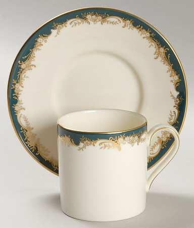 Grosvenor Flat Demitasse Cup & Saucer Set