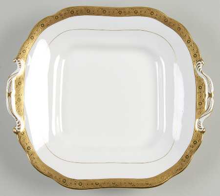 H1325 Square Handled Cake Plate