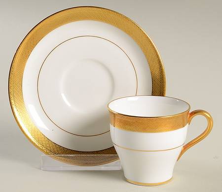 H1346 Flat Demitasse Cup & Saucer Set